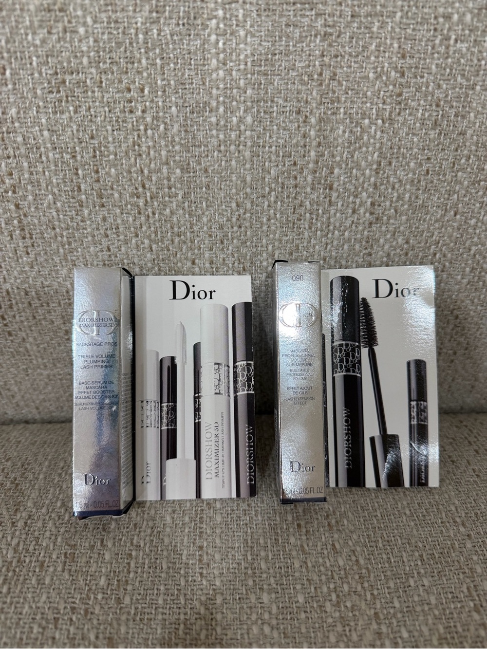 Dior Diorshow 2pc Mini Mascara & backstage Lash Primer Set 1.5ml each New in Box